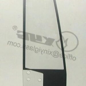 RH FRONT VENT GLASS GREEN (3 HOLES)